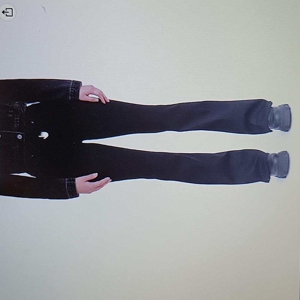 Levi's 726 High Rise Flare Soft Black jeans stretch 10M W30 L32 New MSRP…$69.50